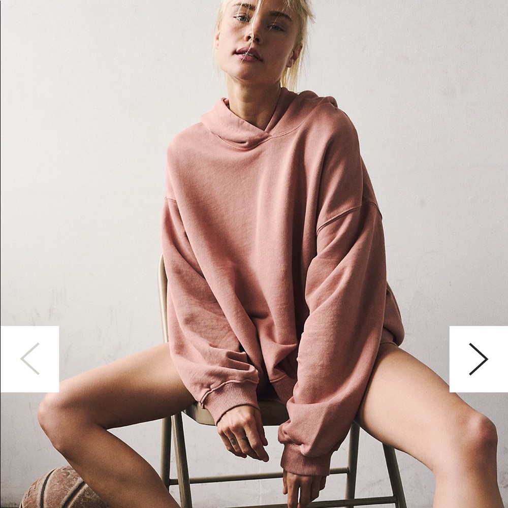 Free People Headliner Hoodie Brand new with tags!  Color is Peach Bark